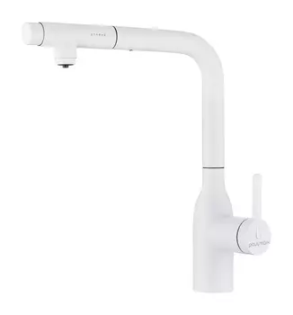 Смеситель для кухонной мойки Paulmark Viper Vi213105-431 белый матовый