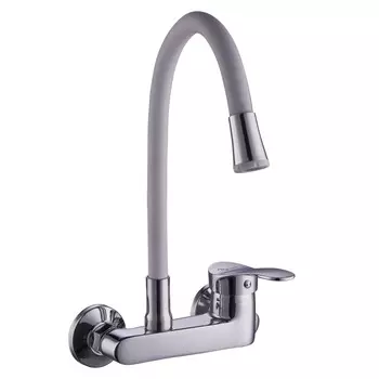 Смеситель для кухонной мойки Plstart PD46001-8 хром/белый