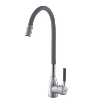 Смеситель для кухонной мойки PLStart PG54022B27 хром, серый