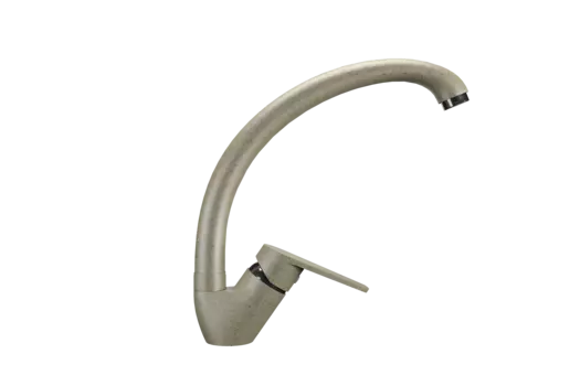 Смеситель для кухонной мойки Practik PR-02-003 светло-серый