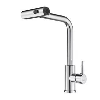 Смеситель для кухонной мойки Raffine F203 с мультифункциональным изливом, хром