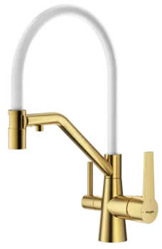 Смеситель для кухонной мойки Raglo R80.62.03 золотой сатин