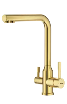 Смеситель для кухонной мойки Raglo R81.61.03 золотой сатин