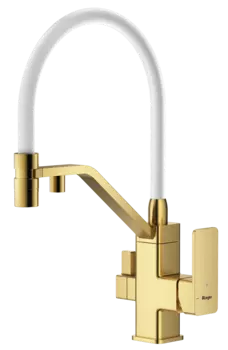 Смеситель для кухонной мойки Raglo R85.62.03 золотой сатин