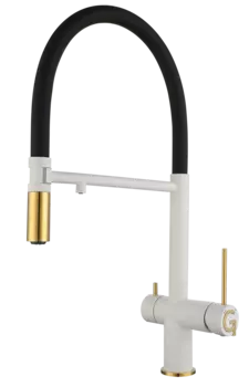 Смеситель для кухонной мойки Rivelato Adria 1523517 brina oro с краном питьевой воды