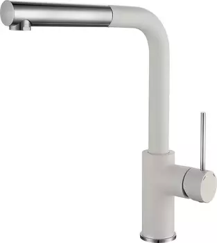 Смеситель для кухонной мойки Rivelato Albano 1573503 brina cromo с выдвижной лейкой