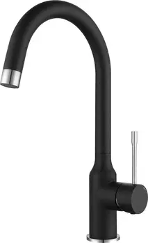 Смеситель для кухонной мойки Rivelato Garda 1923502 nero cromo