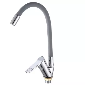 Смеситель для кухонной мойки РМС SL137GY-016F хром