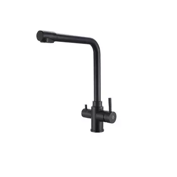 Смеситель для кухонной мойки РМС SUS125BL-017F-015 черный