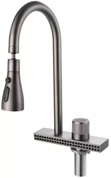 Смеситель для кухонной мойки РМС SUS130PVD-017F-2 графит