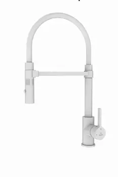 Смеситель для кухонной мойки Rose R133C белый