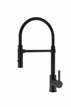 Смеситель для кухонной мойки Rose R133H черный