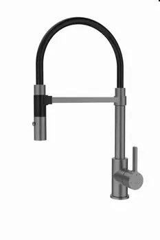 Смеситель для кухонной мойки Rose R133T пепельный