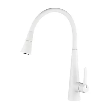 Смеситель для кухонной мойки Rose R213C белый