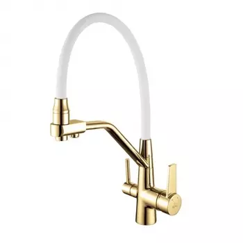 Смеситель для кухонной мойки Rose R558E золото