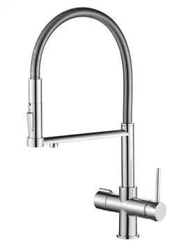 Смеситель для кухонной мойки Rose R758 хром