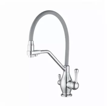 Смеситель для кухонной мойки Rose R858 хром