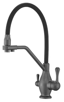 Смеситель для кухонной мойки Rose R858Y пепельный