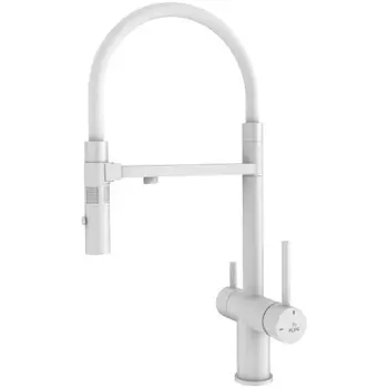 Смеситель для кухонной мойки Rose R958C белый