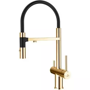 Смеситель для кухонной мойки Rose R958E золото