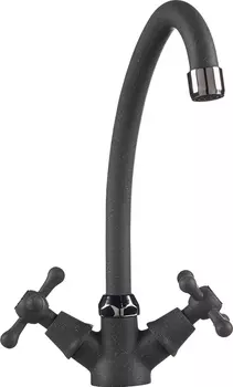 Смеситель для кухонной мойки Rossinka Y02-71-Gray , серый