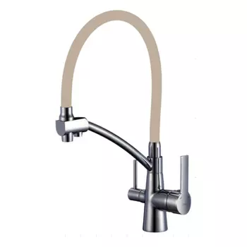 Смеситель для кухонной мойки с подключением к фильтру Savol S-L1805L-12, сатин