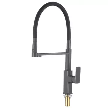 Смеситель для кухонной мойки с подключением к фильтру Savol S-L1808Q-01, графит