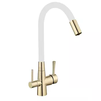 Смеситель для кухонной мойки с подключением к фильтру Savol S-L1806B-02, золото