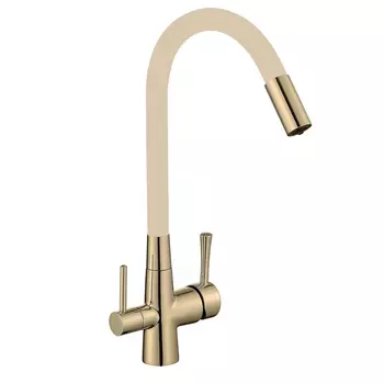 Смеситель для кухонной мойки с подключением к фильтру Savol S-L1806C-12, бронза