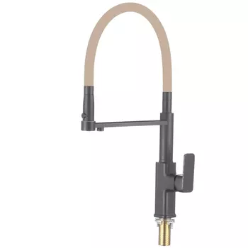 Смеситель для кухонной мойки с подключением к фильтру Savol S-L1808Q-12, графит