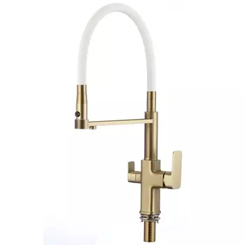 Смеситель для кухонной мойки с подключением к фильтру Savol S-L1809C-02, бронза