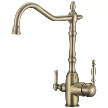 Смеситель для кухонной мойки с подключением к фильтру Savol S-L1803C, бронза