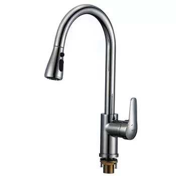 Смеситель для кухонной мойки Savol S-002801L сатин