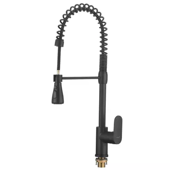 Смеситель для кухонной мойки Savol S-002802H черный