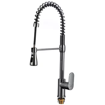 Смеситель для кухонной мойки Savol S-002802L сатин