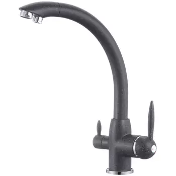 Смеситель для кухонной мойки Savol S-L1699H черный