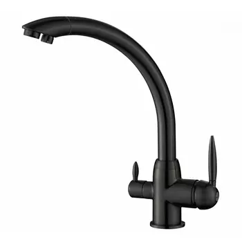 Смеситель для кухонной мойки Savol S-L1699T черный