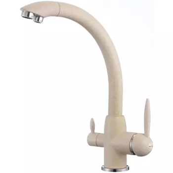 Смеситель для кухонной мойки Savol S-L1699Y бежевый