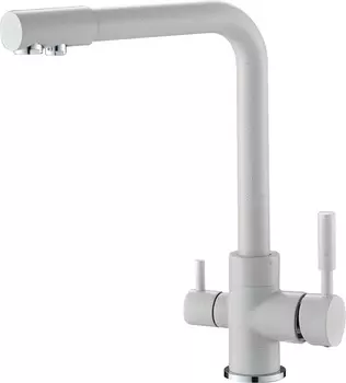 Смеситель для кухонной мойки Savol S-L1801 белый