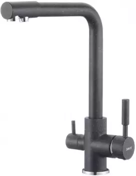Смеситель для кухонной мойки Savol S-L1801 черный