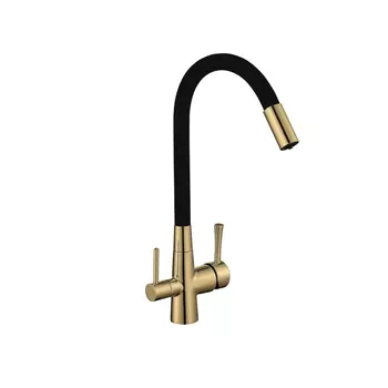 Смеситель для кухонной мойки Savol S-L1806C-01 бронза