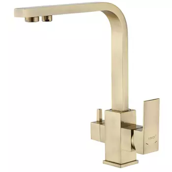 Смеситель для кухонной мойки Savol S-L1807C бронза