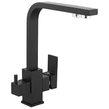 Смеситель для кухонной мойки Savol S-L1807H черный