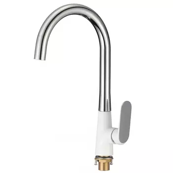 Смеситель для кухонной мойки Savol SK-H6004/белый