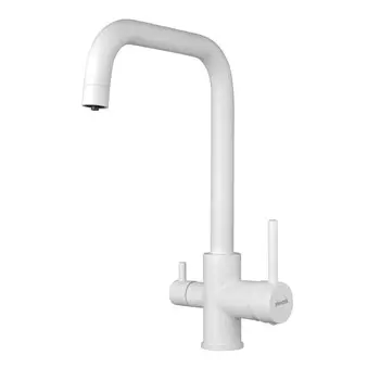 Смеситель для кухонной мойки Shevanik S228C белый