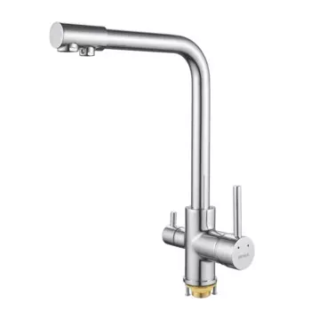 Смеситель для кухонной мойки Shevanik S328 хром