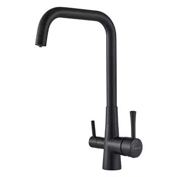 Смеситель для кухонной мойки Shevanik S528H черный