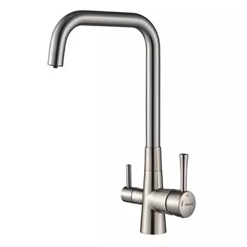 Смеситель для кухонной мойки Shevanik S528L сатин