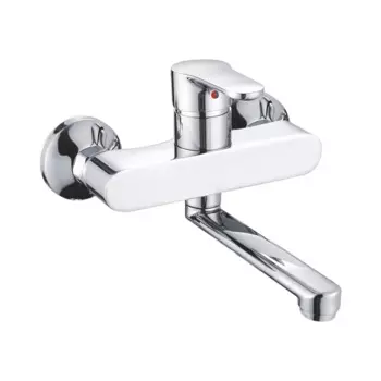 Смеситель для кухонной мойки Shevanik S5693 хром