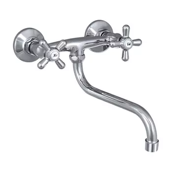 Смеситель для кухонной мойки Славен Прораб СЛ-ДВ-О24 настенный